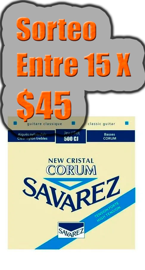 Savarez New Cristal Corum Tension Alta 500cj