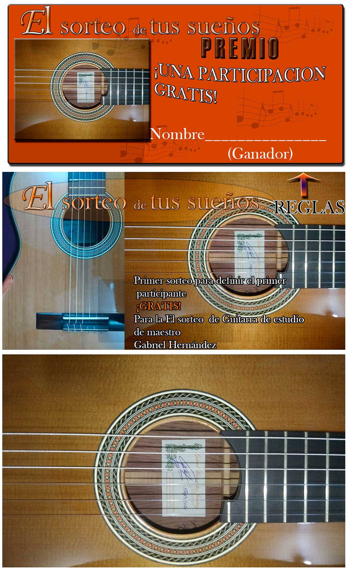 Guitarra Gabriel Hernandez estudio